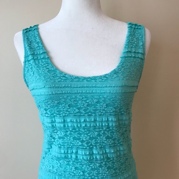 Forever 21 mint lace bodycon dress - Picture 5 of 8